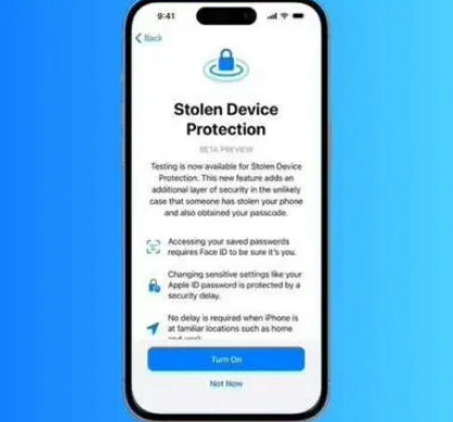 汤阴苹果授权维修店分享被盗设备保护功能开启方法 